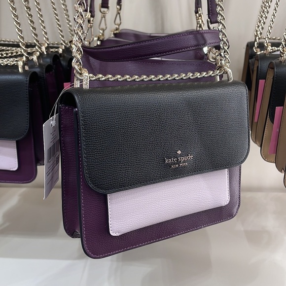 Kate Spade Remi Flap Chain Crossbody 
Colorblock 
Ripe Plum - Picture 16 of 16